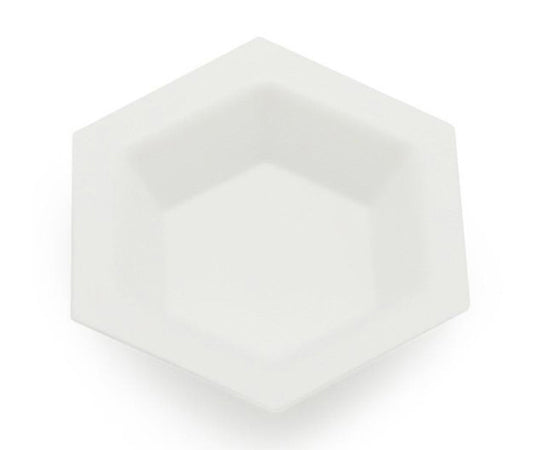 Hexagonal Weigh Boat Small Anti-static White 1箱(500個入) HS14251A 1箱(500個入)