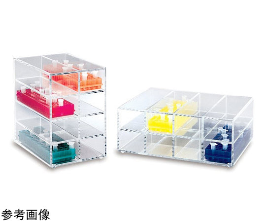 Storage Rack Vertical for 80-well Tube Racks Clear HS23263A 1pc