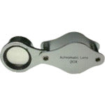 이케다 렌즈 메탈 홀더 확대경 배율 20배 7090 1개