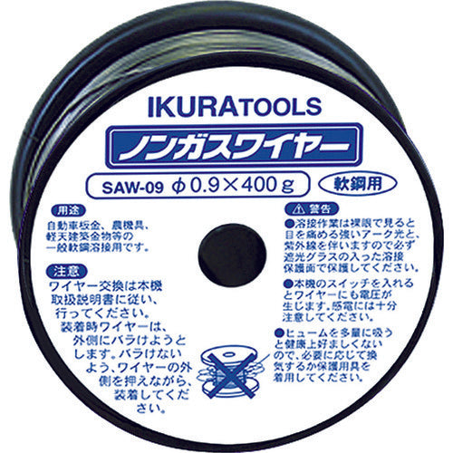 양육 반자동 용접기용 비가스 와이어(42069) 와이어 직경 φ0.9mm 와이어 길이 약 80m 연강용 SAW-09 1개