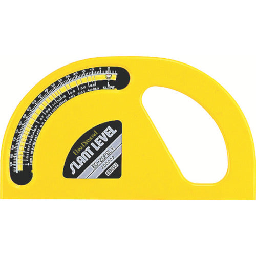 エビスダイヤモンド スラントレベル 200mm イエロー ED-20PSLY 1 個