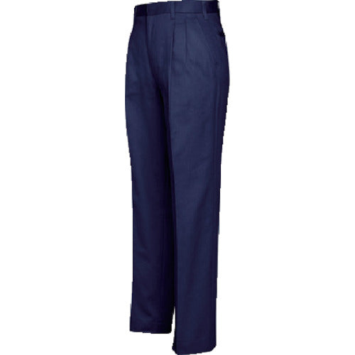 Aitos 2-tuck work pants, navy, waist 79cm, AZ-772-008-79, 1 unit