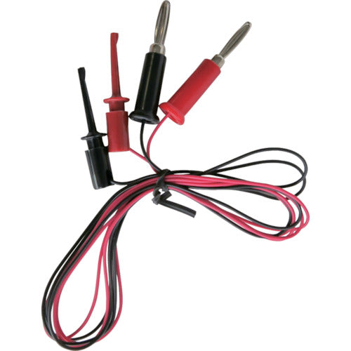 テイシン ICテストリード 100cm バナナプラグ⇔ICクリップS (2本入) TLA-103 1 袋