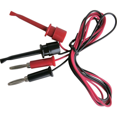 Teishin IC test lead 100cm banana plug⇔IC clip L (2 pieces) TLA-106 1 bag