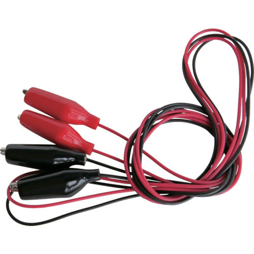 Teishin test lead small 100cm with shield clip S on both ends (2 pieces) TLA-8 1 pack