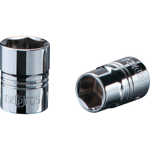 nepros 6.3sq. 소켓(육각) 대변 치수 8mm 삽입각 6.35mm NB2-08 1개