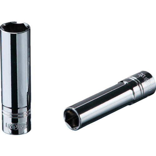 nepros 6.3sq. 딥 소켓(육각) 대변 치수 5.5mm 삽입 각 6.35mm NB2L-055 1개