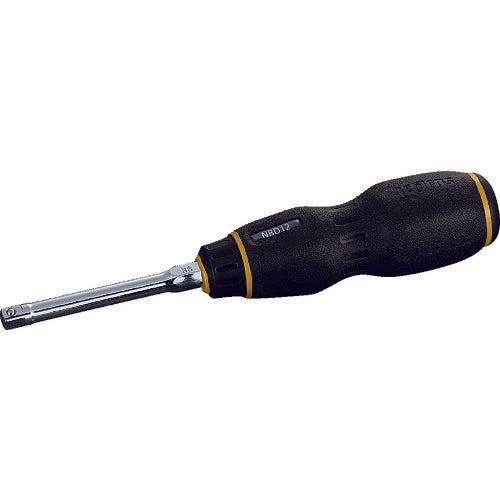 nepros 6.3sq.ドライバ型ハンドル 差込角6.35mm 全長178mm NBD12 1 個