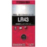 Toshiba Alkaline Button Battery LR43EC Eco Package LR43EC 1 pc