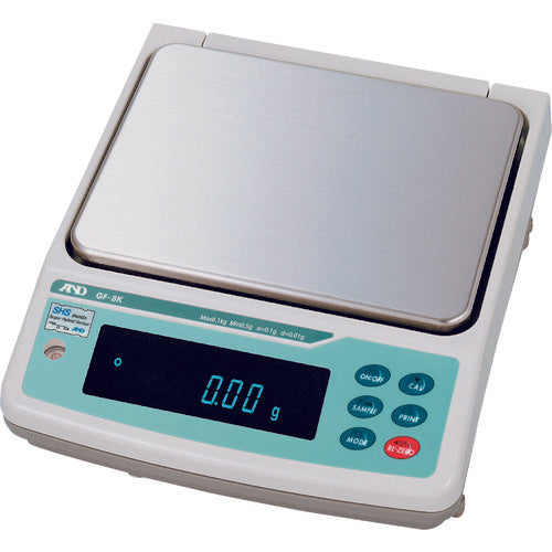 A&D General-purpose electronic balance 0.01g/8.1kg GF8K 1 unit