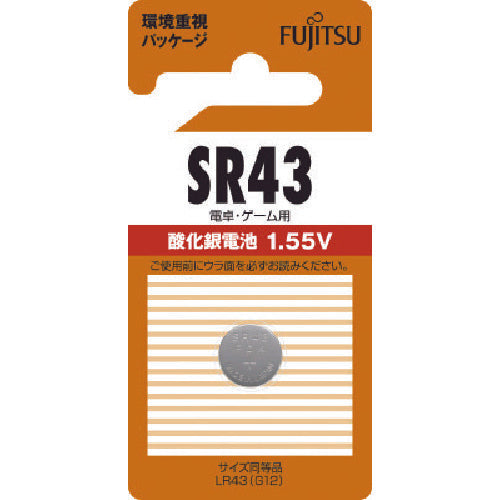 FDK 酸化銀電池 SR43 (1個入) SR43C(B)N 1 個