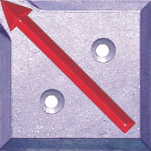 STS Boundary Marking Plate (2 Holes, for Sticking) SH-4 (10 Sheets) SH-4-2 1 Bag