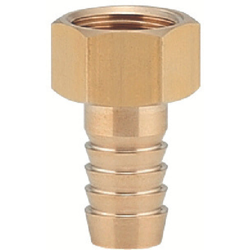 KAKUDAI 너트 부착 호스 니플 613-36-1/2X10.5 1개