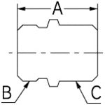KAKUDAI 플렉스 파이프 용 니플 0783-13 1 개