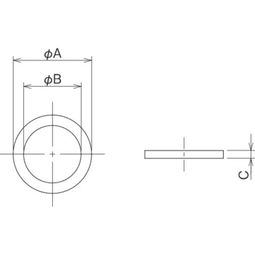 KAKUDAI Gasket Teflon 0724F-13 1 piece