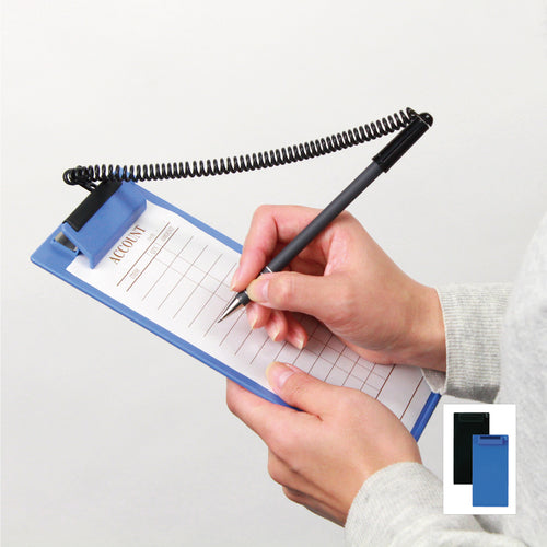 OP クリップボード ロング 黒 CB-600-BK 1 枚