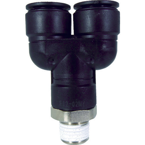 チヨダ ファイブメイルブランチワイ 12mm・R1/4 F12-02MY 1 個