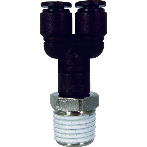 チヨダ ファイブメイルブランチワイ 4mm・R1/4 F4-02MY 1 個