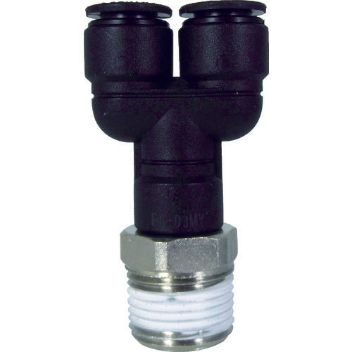 チヨダ ファイブメイルブランチワイ 8mm・R3/8 F8-03MY 1 個