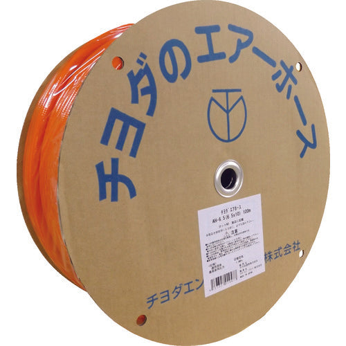 Chiyoda Braided Hose Orange 8 x 12 mm/100 m AH-8X12-100 1 roll