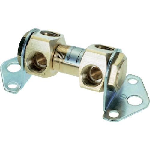 Chiyoda Header Block CB 2-row Rc3/8 CB-203 1 pc