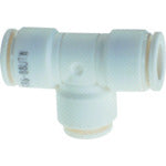 치요다 튜브 피팅 파이브 이경 유니온티 흰색 8mm×6mm(2개소) FR8-66UTW 1개