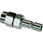 Chiyoda Metal Coupling High Cock Nipple Hose Fitting Type for 6 x 9 mm Urethane Hose H-LP 1 pc