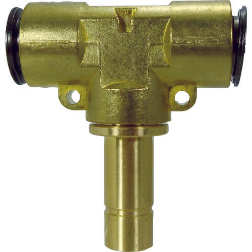 チヨダ チューブ継手 フジティーコネクター(金属) 10mm 10-00TC 1 個