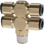 チヨダ チューブ継手 フジ ダブルバンジョー(金属) 12mm R1/2 12-04D2 1 個