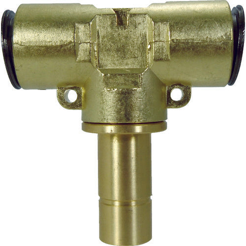 チヨダ チューブ継手 フジティーコネクター(金属) 12mm 12-00TC 1 個