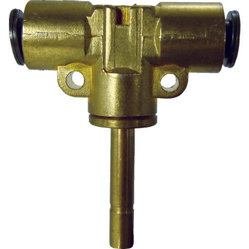 チヨダ チューブ継手 フジティーコネクター(金属) 4mm 4-00TC 1 個