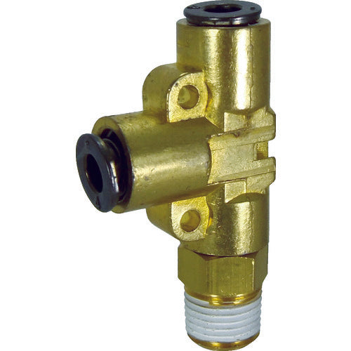 チヨダ チューブ継手 フジメイルランティ(金属) 4mm・R1/8 4-01RT 1 個