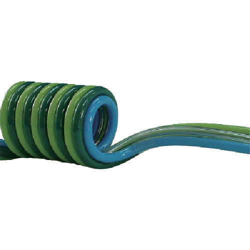 Chiyoda Spiral Tube Multi-Spiral Outer Diameter 4mm/Usage Range 787mm Transparent, Blue, Light Green, Green 4-MPS-4-15S 1 Piece