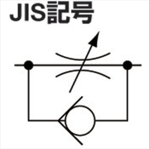 치요다 후지 스피드 컨트롤러 α(금속) 미터 인 4mm·M5×0.8 4-M5SC-I 1개