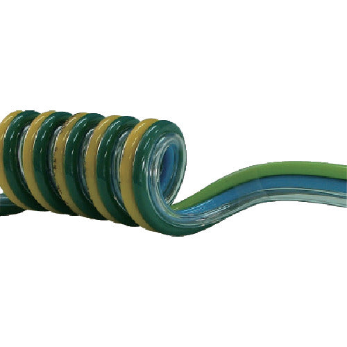 Chiyoda Spiral Tube Multi-Spiral Outer Diameter 4mm / Usage Range 1368mm Transparent, Blue, Light Green, Green, Yellow 5-MPS-4-30S 1 Piece