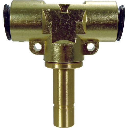 チヨダ チューブ継手 フジティーコネクター(金属) 8mm 8-00TC 1 個