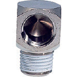 치요다 배관 피팅 PT 엘보 도금 부착 Rc1/8・R1/8 PL-1F-1M-N 1개