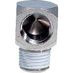 Chiyoda Pipe Fitting PT Elbow Plated Rc3/8 R3/8 PL-3F-3M-N 1 pc