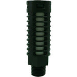 チヨダ サイレンサ(空気用) サイレンサー樹脂 CSEタイプ 接続ねじ部:R1/4 取付ニ面幅:17mm CSE-02H 1 個