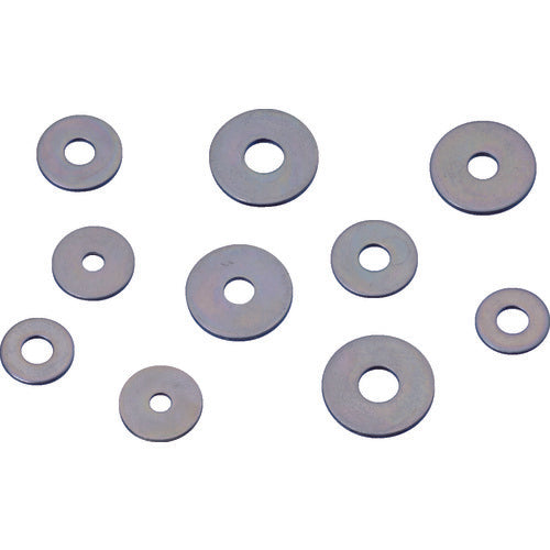 カメダ 平ワッシャー W−23−3C (100個入り) W-23-3C 1 袋