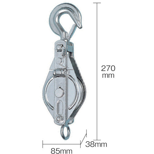 HHH 스테인리스 1차 스너치 후크형 75 mm 75X1SS 1개