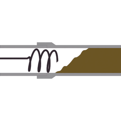 KANTOOL 排水管掃除機用交換先端ツール Bコーク・スクリュー(ショート)100mm PB-3S 1 本