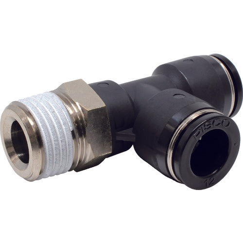 PISCO チューブフィッティング ブランチティーチューブ2ネジ04 PD12-04 1 個