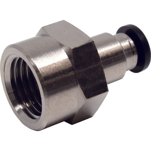 PISCO 튜브 피팅 암 스트레이트 튜브 4 나사 02 PCF4-02 1 개