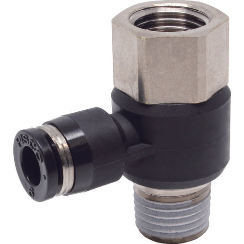 PISCO Tube Fitting Female Universal Elbow Tube 6 Thread 02 PHF6-02 1 pc