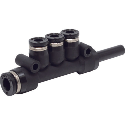 PISCO チューブフィッティング ブランチユニオントリプル 6×4 PKJ6-4 1 個