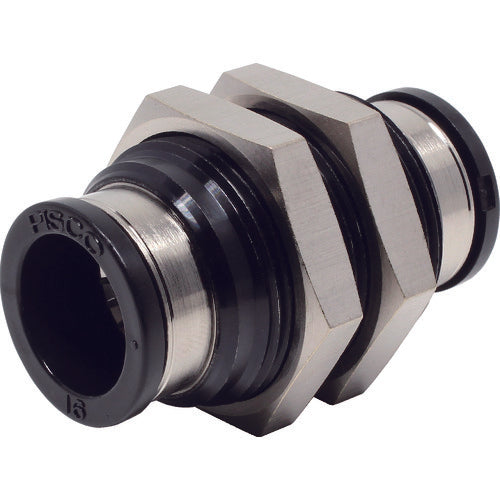 PISCO Tube Fitting Bulkhead Union PM16 1 pc