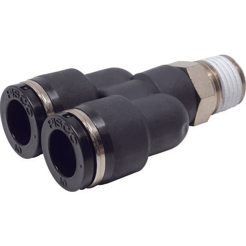 PISCO Tube Fitting Branch Y-Tube 10 Thread R1/4 PX10-02 1 pc