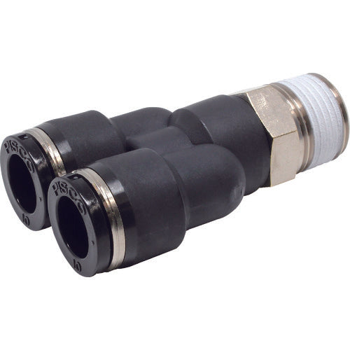 PISCO Tube Fitting Branch Y-Tube 10 Thread R3/8 PX10-03 1 pc