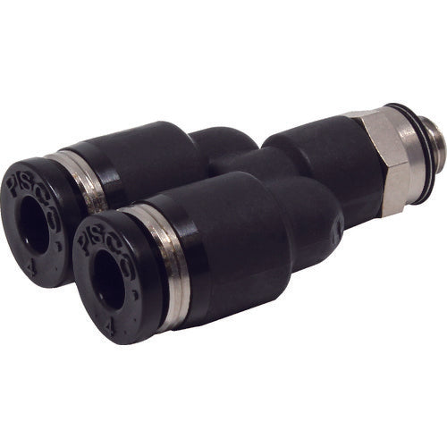 PISCO チューブフィッティング ブランチワイチューブ4ネジM5X08 PX4-M5 1 個